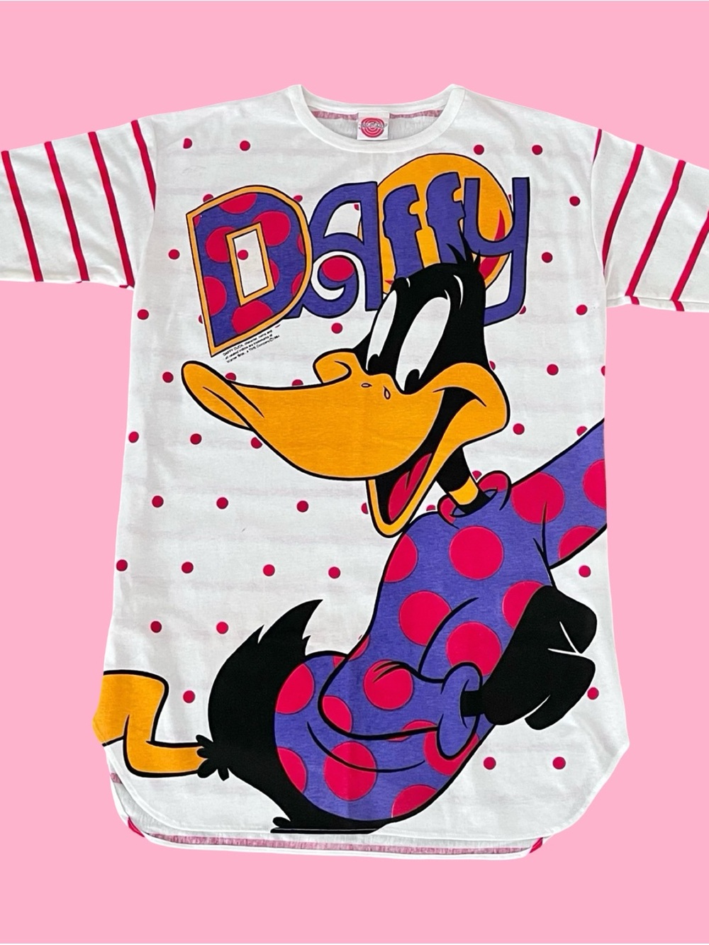 Vintage 90’s looney Tunes Daffy Duck Rap Tee